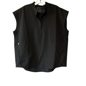 FIGS Rafaela Scrub Top Black Sleeveless Technical Collection NWT size Medium